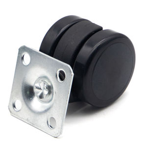 Elite-Shield Non-Marring Poly Swivel Caster Wheels <b>Set</b> Of 4 Pieces Floor-Safe Silent Motion And Soft-Touch Surface For Material - Product Image 4