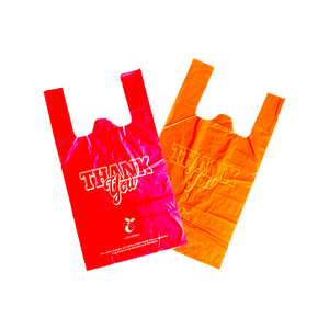 Restaurant Supermarket Vest Plastic <b>Bag</b> Take-out T-shirt Shopping T-shirt Plastic <b>Bags</b> - Product Image 4