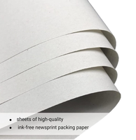 Rouleau de papier journal imprimé sur mesure à partir de vieux journaux - Matériaux recyclés, logo/graphisme personnalisé, impression offset compatible