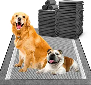 Carvão Vegetal Bambu Dog Pads Cães Pee Pads Extra Large Leak Proof Descartável Pet Training Pads