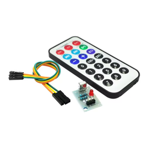 Juego de 3 piezas, módulo de control remoto por infrarrojos de un solo chip + receptor HX1838 + control remoto por infrarrojos con codificación - Product Image 2