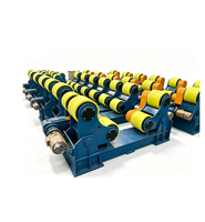 Rotateur de soudage auto-ajustable 30T avec roues en PU et rouleaux de rotation pour conteneurs, certifié CE
