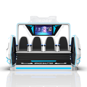 Simulateur de cinéma VR <span class=keywords><strong>4D</strong></span>/8D/9D à 4 places, prix d'usine, machine de jeu de réalité virtuelle intérieure, chaise en fibre de verre - Product Image 2