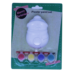 Mainan lukisan anak-anak hadiah Natal mainan lukisan plester diy mainan gambar berwarna lukisan pendidikan gipsum untuk anak-anak - Product Image 1