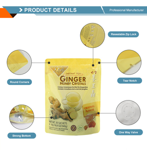 Bán buôn tùy chỉnh 3.5 inch kẹo dẻo đứng lên túi nhiều hương vị trái cây khác nhau có thể khóa lại thức ăn vật nuôi & Túi Quà Tặng - Product Image 5