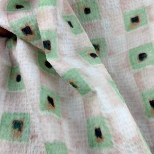 Chất Lượng Cao 78gsm Dệt Trọng Lượng Nhẹ Muối Thở Shrank Nhăn 100% Bông Rắn Vải Cho Dresses & Túi Xách - Product Image 4