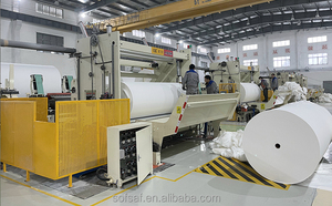 Rollos de papel tisú Jumbo para inodoro, pulpa de bambú Original 100% virgen, Material sin procesar - Product Image 4