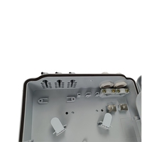 Boîtier de distribution optique extérieur étanche IP65 24 fibres FTTH FDB NAP avec plateau de raccordement et répartiteur PLC en plastique ABS