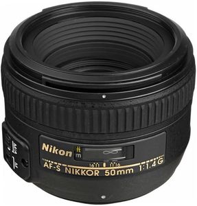 Objectif AF-S FX NIKKOR 50mm F/1.4G Autofocus Filtre 58mm Ouverture F1.4-F16 pour Appareils Photo Reflex Numériques - Product Image 2