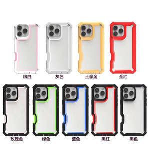 Pour <span class=keywords><strong>iPhone</strong></span> 15 14 13 12 16 Pro Max Anti-Chute Quatre <span class=keywords><strong>Coin</strong></span> Antichoc Téléphone Cas Combo Téléphone Cas pour <span class=keywords><strong>iPhone</strong></span> 17 2 en 1 Antichoc - Product Image 5