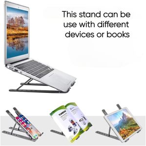 Meilleures ventes en gros : Support portable pour ordinateur portable en ABS, support flexible en plastique réglable - Product Image 5