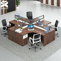 Cloisons de bureau modernes, postes de travail personnalisés avec rangements, conception modulaire pour hôtels, écoles, hôpitaux, configuration de table sur mesure