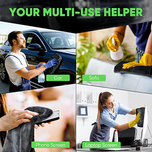 Toalla de Microfibra Certificada de 1200gsm para Limpieza de Autos, Fácil de Usar, Duradera, con Bucle Retorcido, para Secado de Autos - Product Image 5