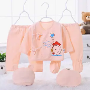 2021 new baby clothes set infants toddler cartoon underwear 5 pcs cotton sets