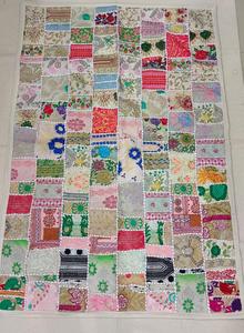 Patchwork indien fait à la main coton Vintage Kantha rideau Mandala tapisserie bohème écologique rideaux fait à la main article mur Art - Product Image 4