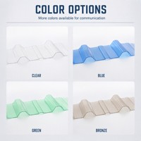 Tôle de toiture en polycarbonate pour entrepôt, imperméable, durable, moderne, protection UV, isolation thermique