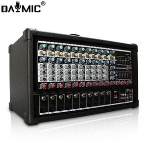 Consola Mezcladora Digital AOSHEN AS608-12 OEM de 6-8-10-12 Canales, 500W, Bluetooth, USB, Amplificador de Audio Profesional para DJ y Hogar - Product Image 3