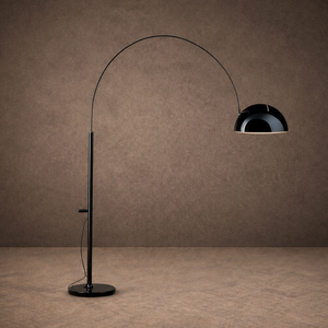 Mid Century Arched Floor <b>Light</b> Adjustable Curved Pole Dome Shade <b>Indoor</b> Decor Lamp - Product Image 3