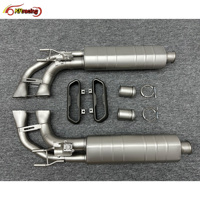 Kit de mise à niveau G63 Accessoires de voiture AK Style G63 W464 Échappement avec acier inoxydable 304 pour Mercedes Classe G G500 W464 G63 Kit de carrosserie