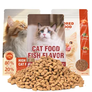 Factory Direct Export pet shop cat food Customized packaging Pure Natural halal cat food High Calcium