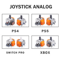 Joystick à effet Hall compatible avec XBOX One PS4 PS5, matériau ABS et métal, stick de contrôle 3D électromagnétique pour Switch Pro