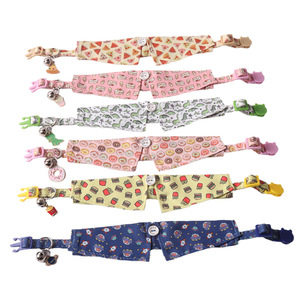JXANRY-<span class=keywords><strong>Collar</strong></span> de gato con hebilla colorida para mascotas, accesorios metálicos, estilo pañuelo - Product Image 2