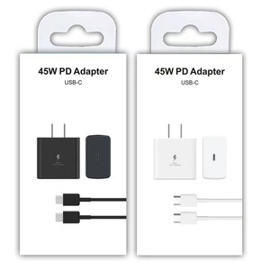 Adaptador de <span class=keywords><strong>Carga</strong></span> <span class=keywords><strong>Rápida</strong></span> de 25 W con Cables, Enchufe para Reino Unido, Estados Unidos y Europa, Cargador de Pared USB-C para Teléfono y Tableta <span class=keywords><strong>Samsung</strong></span> Android - Product Image 6