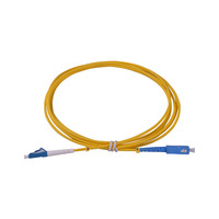 Câble de raccordement fibre optique Simplex LCUPC vers SCUPC SM