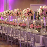 Offre Spéciale grand vase en verre transparent trompette réversible vase d'arrangement de fleurs pour morden décoration de centre de table de mariage vente en gros