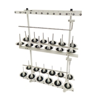 Support métallique robuste à réglage de tension 24 fils pour machine à coudre industrielle multi-aiguilles pour usine de confection