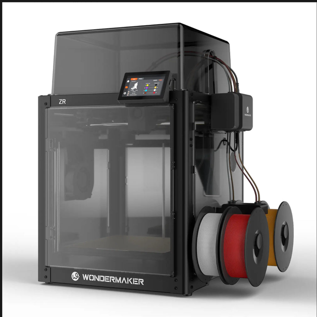 New WonderMaker ZR 3D Printer Enclosure Kit USB Safer Quieter Cover Built-In Air Filtration Stable Temperature High-Performance