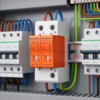Protezione da Sovratensioni Monofase 1P+N Premium, SPD 20kA Nominale 40kA Corrente di Scarica Massima 420V AC, Protezione su Guida DIN