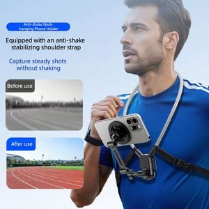 Nuevo Modelo 2025, Soporte Flexible para Colgar del Cuello, Adaptado para Móviles con Vista en Primera Persona, para Ciclismo, Soporte para Teléfono - Product Image 4