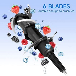 Lama del frullatore <span class=keywords><strong>Nija</strong></span> 72 oz XL 6 Blade Auto IQ IntelliSense BL640 BL641 BL910 BN701 BN801 CT680 CT682 spremiagrumi accessori - Product Image 3