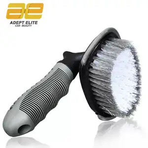 Brosse de nettoyage de pneus spécial pour voitures, pour le nettoyage des pneus, pour doublure intérieure, tapis, revêtement détail en Fiber souple, outil de lavage de voiture, 12 pièces