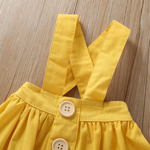 Ropa para Niñas OEM, Ropa Infantil al por Mayor, Conjunto de 2 Piezas, Falda y Blusa a Juego, Conjunto de Algodón para Bebé - Product Image 5