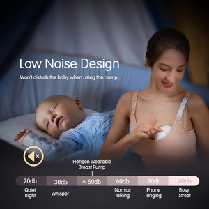 Factory OEM Customized logo <strong>Handfree</strong> Silicone Shlle Milk <strong>Pump</strong> Portable Electric Wearable Breast <strong>Pump</strong> - Product Image 5