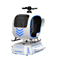 Funpark Machine de jeu d'arcade de réalité virtuelle de haute qualité à 2 joueurs 220V Simulateur VR en métal Simulateur d'avion pour enfants à monnayeur