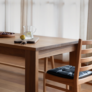 Mesa de Comedor de Madera Maciza de Teca Africana, Diseño Moderno Minimalista, Muebles para el Hogar, para Comedores y Oficinas - Product Image 4