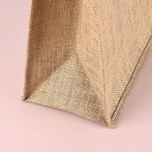 <b>Wholesale</b> Custom Printing Logo Dyed Eco Friendly Jute <b>Tote</b> <b>Bag</b> RecycleJute Shopping <b>Bag</b> - Product Image 5