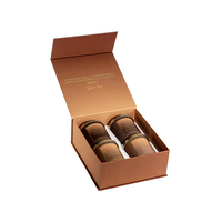Boîte à bougies parfumées avec couvercle magnétique, boîte d'emballage en carton pour bougies, ensemble de 4 pots cadeaux, 12 pièces