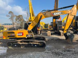 Excavadora de Orugas Usada Sany SY235H Modelo 2022-2023 de 23 Toneladas con Motor, Caja de Cambios y Bomba de Alto Rendimiento y Rentable en Venta - Product Image 5