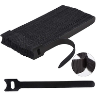 Attaches-câbles réutilisables, sangles de cordon réglables, organisateur de câbles en nylon autobloquant, enrouleur de cordon, boucle auto-agrippante