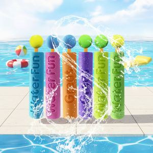Pistola de agua de alta presión con tubo recto de espuma EVA, ideal para verano y playa, con cañón de agua extraíble. - Product Image 5