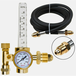 Régulateur de débit de gaz de soudage Argon CO2 MIG TIG 0-15 SCFH 50 PSI pour soudeur - Product Image 2