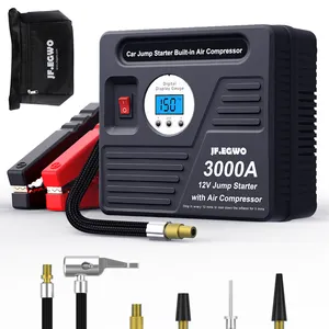 Mini portatile multifunzione peak 3000A lithium auto emergency tool car booster jump start box battery pack jump starter