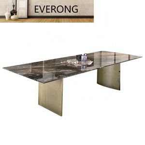 Set di Tavoli da Ristorante in Acciaio Inox per 4-6 Persone, Tavoli Marrone Veneziano Usati in Vendita - Product Image 6