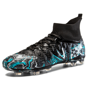 Scarpe da Calcio da Uomo con Tacchetti Alti <span class=keywords><strong>in</strong></span> Maglia, Oro, <span class=keywords><strong>per</strong></span> Terreni Duri, Traspiranti, Leggere, <span class=keywords><strong>per</strong></span> Esterni, con Tacchetti - Product Image 3
