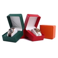SSeeSY - Vente en gros directe du fabricant - Boîte de rangement pour montres et bijoux en cuir PU rectangulaire multicolore à couvercle rabattable