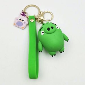 Wholesale Custom Anime Keychain Rubber Silicone Pvc Keychains with Metal Key <b>Ring</b> - Product Image 6